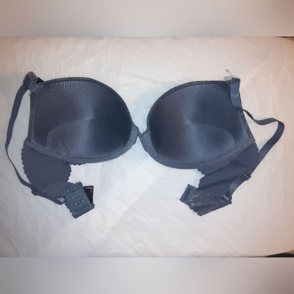 Youmita India Ink Underwire  Light Padded Lace Demi 38C Bra - Picture 4 of 10